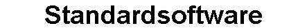  Standardsoftware 